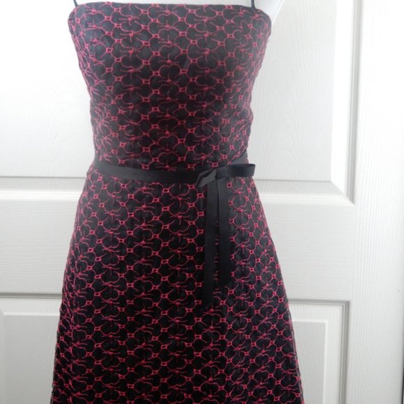 ABS Collection Black & Pink Spaghetti Strap Dress - Picture 11 of 16